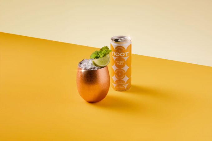 Noot Ginger mule can and signature serve