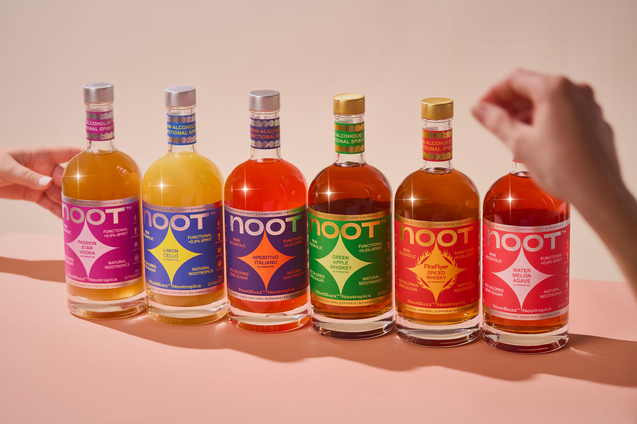 Hands grabbing Noot spirit portfolio